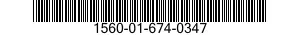 1560-01-674-0347 RUDDER,AIRCRAFT 1560016740347 016740347