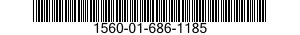 1560-01-686-1185 SUPPORT,STRUCTURAL COMPONENT,AIRCRAFT 1560016861185 016861185