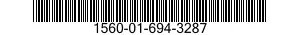 1560-01-694-3287 PLATE,STRUCTURAL,AIRCRAFT 1560016943287 016943287