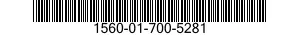 1560-01-700-5281 SUPPORT,STRUCTURAL COMPONENT,AIRCRAFT 1560017005281 017005281
