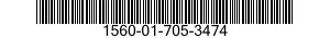 1560-01-705-3474 SEAL,LEADING EDGE 1560017053474 017053474