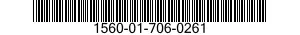 1560-01-706-0261 SUPPORT,STRUCTURAL COMPONENT,AIRCRAFT 1560017060261 017060261