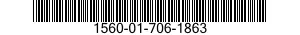 1560-01-706-1863 SUPPORT,STRUCTURAL COMPONENT,AIRCRAFT 1560017061863 017061863