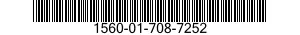 1560-01-708-7252 PLATE,STRUCTURAL,AIRCRAFT 1560017087252 017087252