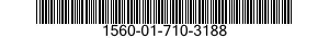 1560-01-710-3188 PLATE,STRUCTURAL,AIRCRAFT 1560017103188 017103188