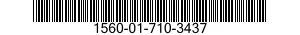 1560-01-710-3437 BRACKET,STRUCTURAL COMPONENT,AIRCRAFT 1560017103437 017103437