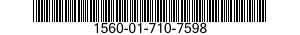 1560-01-710-7598 SUPPORT,STRUCTURAL COMPONENT,AIRCRAFT 1560017107598 017107598