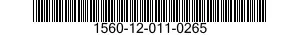 1560-12-011-0265 GROMMET,NONMETALLIC 1560120110265 120110265