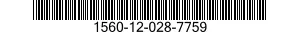 1560-12-028-7759 SEAL,NONMETALLIC SPECIAL SHAPED SECTION 1560120287759 120287759