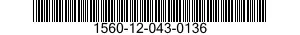 1560-12-043-0136  1560120430136 120430136