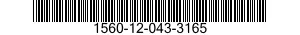 1560-12-043-3165  1560120433165 120433165