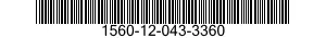 1560-12-043-3360  1560120433360 120433360