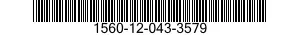 1560-12-043-3579  1560120433579 120433579