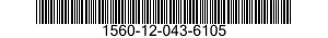 1560-12-043-6105  1560120436105 120436105