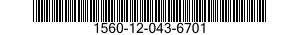 1560-12-043-6701  1560120436701 120436701