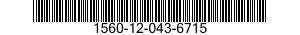 1560-12-043-6715  1560120436715 120436715