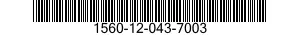 1560-12-043-7003  1560120437003 120437003