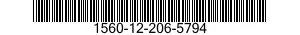 1560-12-206-5794  1560122065794 122065794