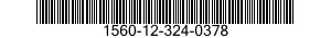 1560-12-324-0378 WEB,STRUCTURAL COMPONENT,AIRCRAFT 1560123240378 123240378