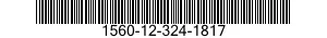 1560-12-324-1817 WEB,STRUCTURAL COMPONENT,AIRCRAFT 1560123241817 123241817