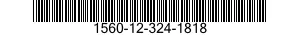 1560-12-324-1818 WEB,STRUCTURAL COMPONENT,AIRCRAFT 1560123241818 123241818