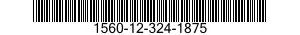 1560-12-324-1875 WEB,STRUCTURAL COMPONENT,AIRCRAFT 1560123241875 123241875