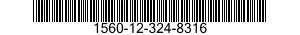 1560-12-324-8316 WEB,STRUCTURAL COMPONENT,AIRCRAFT 1560123248316 123248316