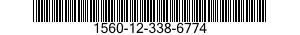 1560-12-338-6774 WEB,STRUCTURAL COMPONENT,AIRCRAFT 1560123386774 123386774