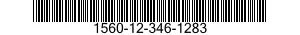 1560-12-346-1283 WEB,STRUCTURAL COMPONENT,AIRCRAFT 1560123461283 123461283