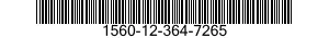 1560-12-364-7265 SUPPORT,STRUCTURAL COMPONENT,AIRCRAFT 1560123647265 123647265
