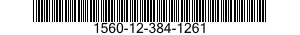 1560-12-384-1261 FITTING,STRUCTURAL COMPONENT,AIRCRAFT 1560123841261 123841261