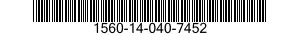 1560-14-040-7452  1560140407452 140407452