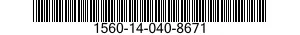 1560-14-040-8671 LEADING EDGE,AIRCRAFT 1560140408671 140408671