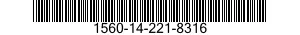 1560-14-221-8316  1560142218316 142218316