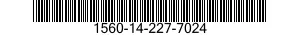 1560-14-227-7024  1560142277024 142277024