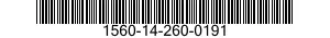 1560-14-260-0191  1560142600191 142600191