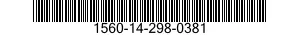 1560-14-298-0381 CHANNEL,AIRCRAFT 1560142980381 142980381