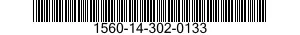 1560-14-302-0133 HINGE,ACCESS DOOR 1560143020133 143020133