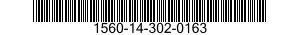 1560-14-302-0163 HINGE,ACCESS DOOR 1560143020163 143020163