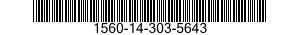 1560-14-303-5643  1560143035643 143035643