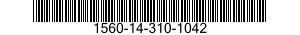 1560-14-310-1042  1560143101042 143101042