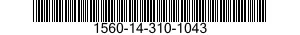 1560-14-310-1043  1560143101043 143101043