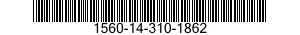 1560-14-310-1862  1560143101862 143101862