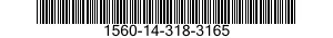 1560-14-318-3165  1560143183165 143183165