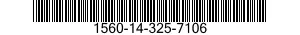 1560-14-325-7106  1560143257106 143257106