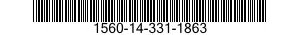 1560-14-331-1863  1560143311863 143311863