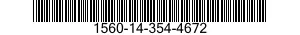 1560-14-354-4672  1560143544672 143544672