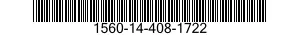 1560-14-408-1722 SUPPORT,STRUCTURAL COMPONENT,AIRCRAFT 1560144081722 144081722