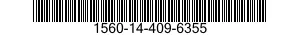 1560-14-409-6355 SUPPORT,STRUCTURAL COMPONENT,AIRCRAFT 1560144096355 144096355