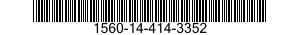 1560-14-414-3352 SUPPORT,STRUCTURAL COMPONENT,AIRCRAFT 1560144143352 144143352